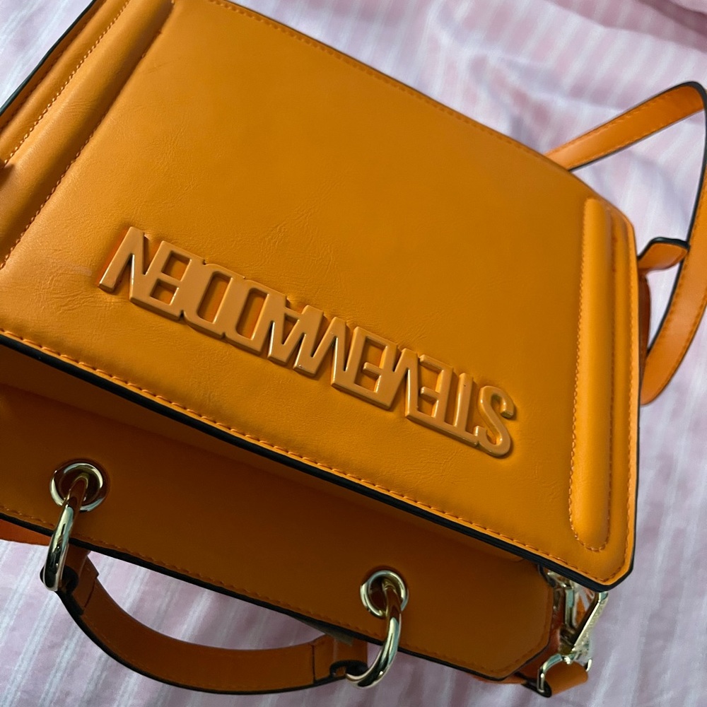 Steven Madden Orange Bevelyn Bag